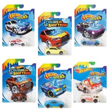 Hot Wheels Auto zmieniające kolor mix