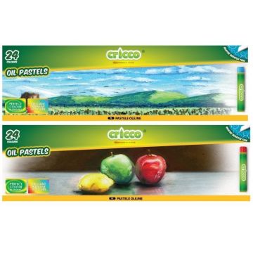 Pastele olejowe 24 kolory Cricco