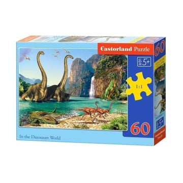 Puzzle 60 Świat Dinozaurów CASTOR