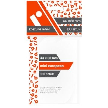 Koszulki Mini European 44x68 (100szt) REBEL