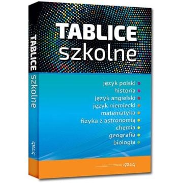Tablice szkolne - wszystkie przedmioty BR GREG
