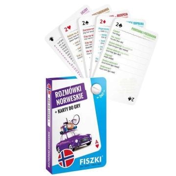 Rozmówki norweskie + karty do gry