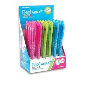 Długopis ścieralny Flexi Abra Colour(24szt)PENMATE