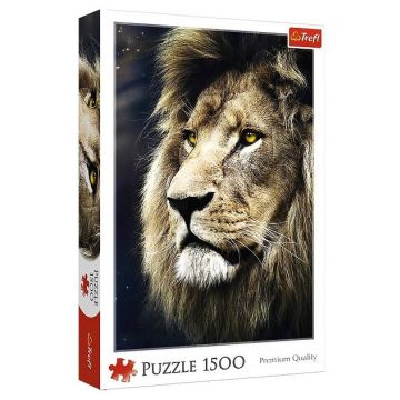 Puzzle 1500 Portret lwa TREFL