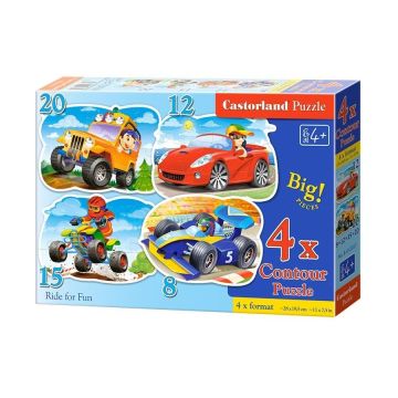 Puzzle x 4 - Ride for fun CASTOR