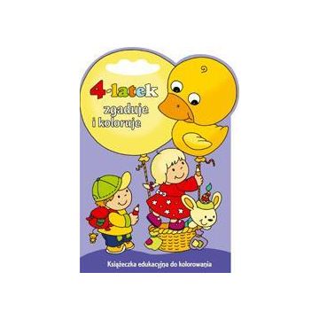 4-latek zgaduje i koloruje