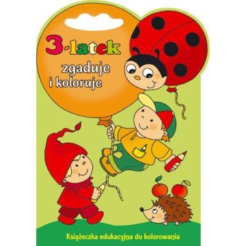 3-latek zgaduje i koloruje
