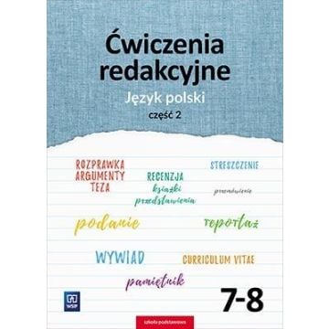 J.Polski SP 7-8 Ćwiczenia redakcyjne cz.2 WSiP