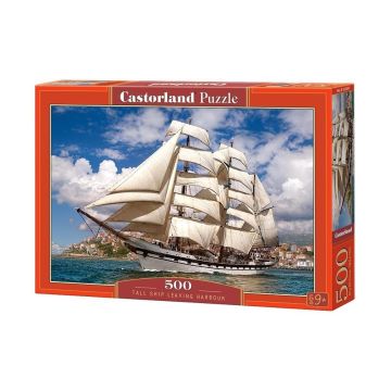 Puzzle 500 Tall Ship Leaving Harbour CASTOR