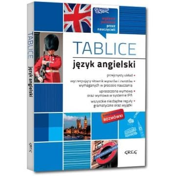 Tablice: język angielski (+ rozmówki) GREG