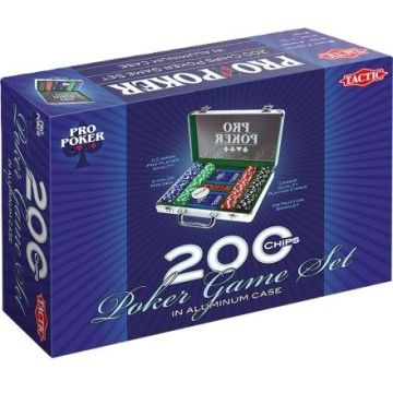Pro Poker 200 żetonów w aluminiowej walizce