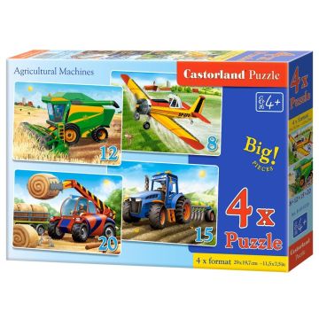 Puzzle x 4 - Maszyny rolnicze CASTOR