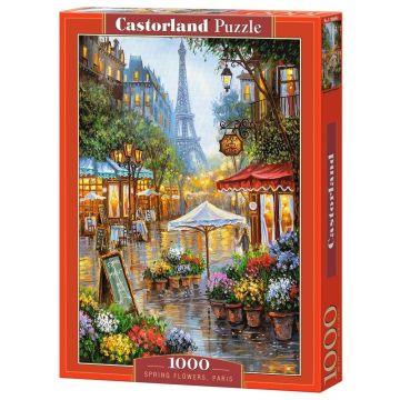 Puzzle 1000 Wiosenne Kwiaty, Pary CASTOR