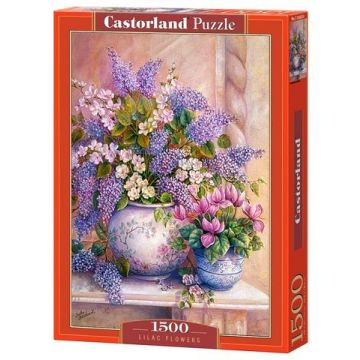 Puzzle 1500 Lilac Flowers CASTOR