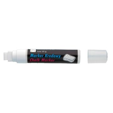 Marker kredowy 8x5 mm biały TOMA