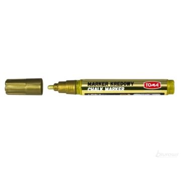 Marker kredowy 4,45 mm złoty TOMA