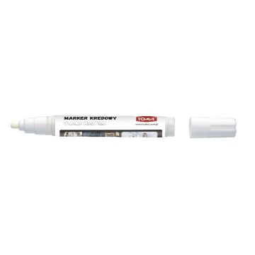 Marker kredowy 1,5 mm biały TOMA