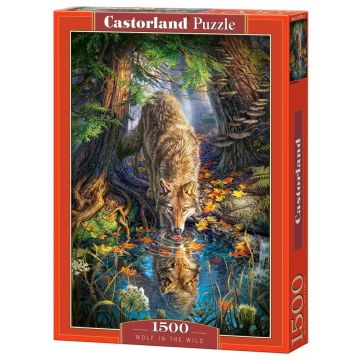 Puzzle 1500 Wolf in the wild CASTOR