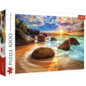 Puzzle 1000 Plaża Samudra, Indie TREFL