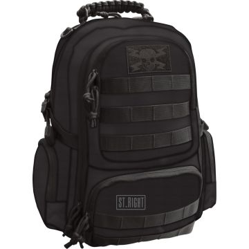 Plecak 4-komorowy Military Black