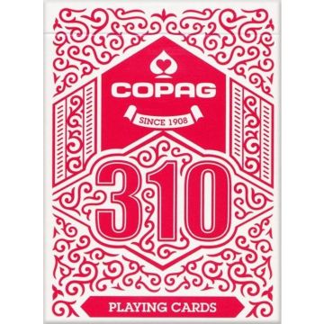 Karty do gry Copag 310 Regular Index Poker czerw
