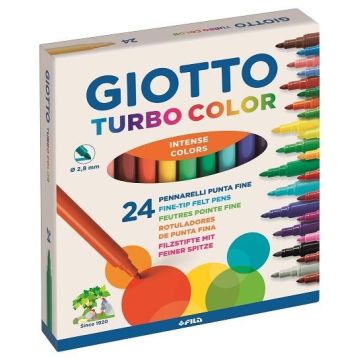 Pisaki Turbo Color 24 kolory GIOTTO