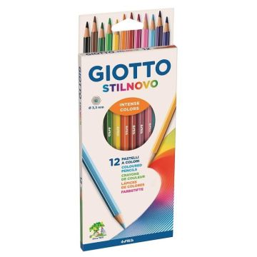 Kredki Stilnovo Intense 12 kolorów GIOTTO