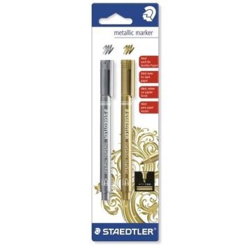 Marker metaliczny złoty i srebrny STAEDTLER
