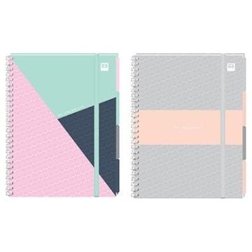 Notatnik organizer B6/105K z przekł. BB pastel mix