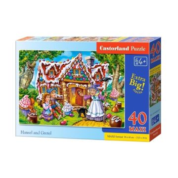 Puzzle 40 maxi - Hansel and Gretel CASTOR