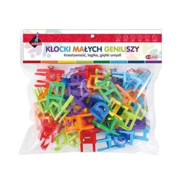 Klocki małych geniuszy - Krzesełka 40 elementów