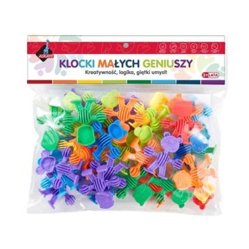 Klocki małych geniuszy - Zwierzątka 34 elementy