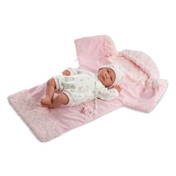 Lalka 74040 bobas Lala w różowym beciku 42cm