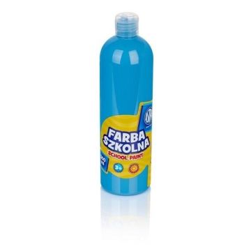 Farba szkolna niebieska 500ml ASTRA