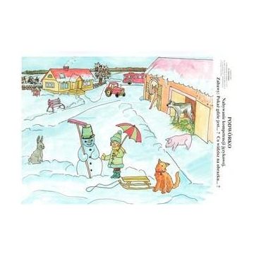 Nabywanie kompetencji język.-Podwórko i mieszkanie