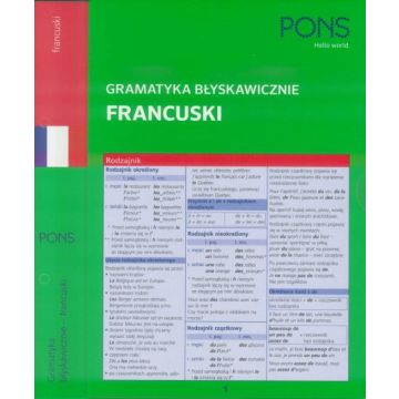 Gramatyka błyskawicznie. Francuski PONS
