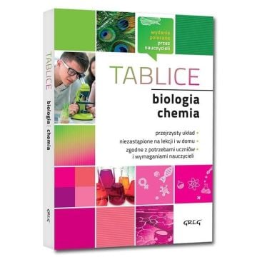 Tablice: biologia + chemia GREG