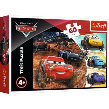 Puzzle 60 Zygzak McQueen z przyjaciółmi TREFL