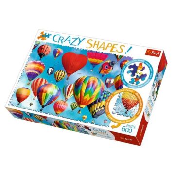 Puzzle 600 Crazy Shapes Kolorowe balony TREFL
