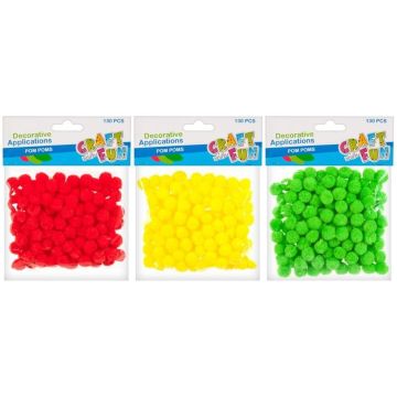 Ozdoba dekoracyjna pompon mix