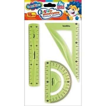Zestaw geometryczny 3 elementy 15cm BAMBINO