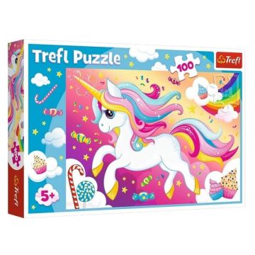Puzzle 100 Piękny Jednorożec TREFL