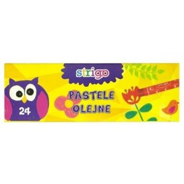 Pastele olejne 24 kolory STRIGO