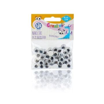 Oczy samoprzylepne 10 mm Oczy Bazyliszka ASTRA