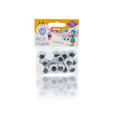 Oczy samoprzylepne 15 mm Oczy Arlekina ASTRA