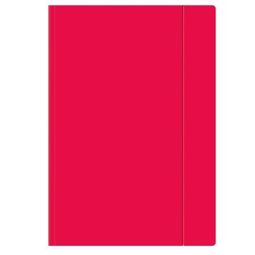 Teczka z gumką A4+ Fluo malinowa (10szt)