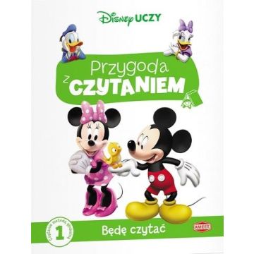 Przygoda z Czytaniem. Myszka Miki. Będę czytać