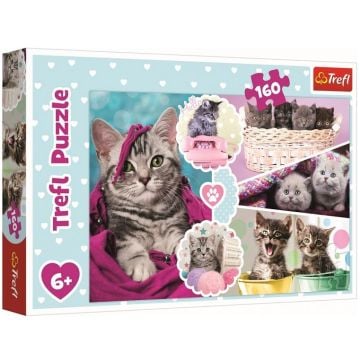 Puzzle 160 Urocze kotki TREFL
