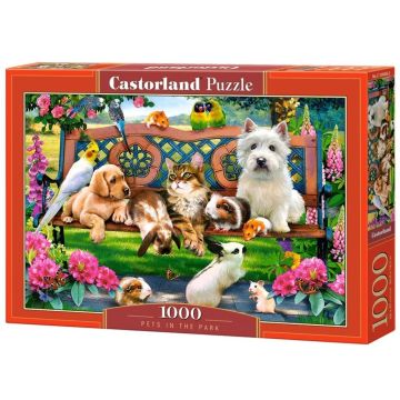 Puzzle 1000 Pets in the Park CASTOR