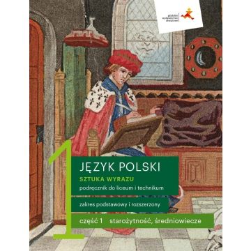 J. Polski LO 1 Sztuka wyrazu cz.1 podr. ZPR w.2019